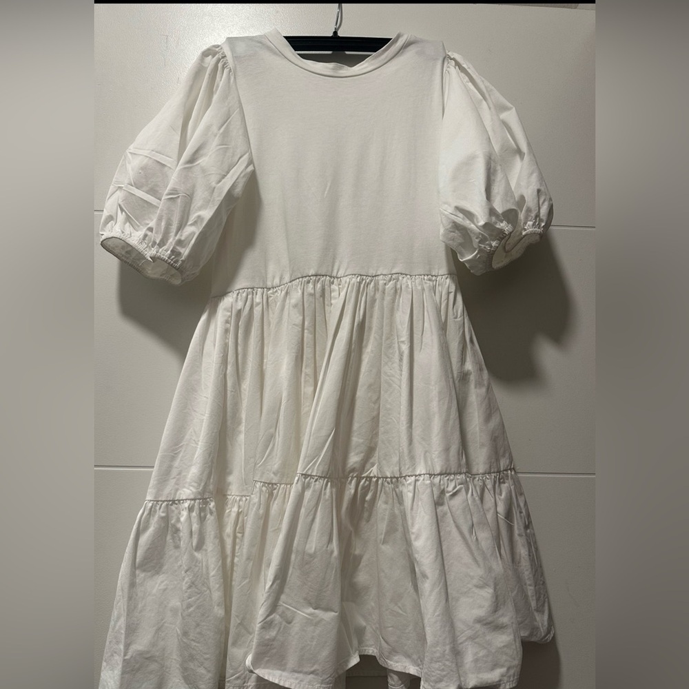 En Saison White Kids Casual Dress